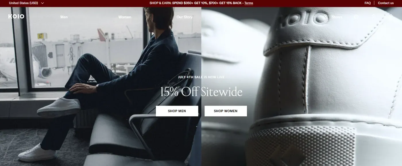For KOIO, DigitalSuits delivered a complete redesign to improve conversions