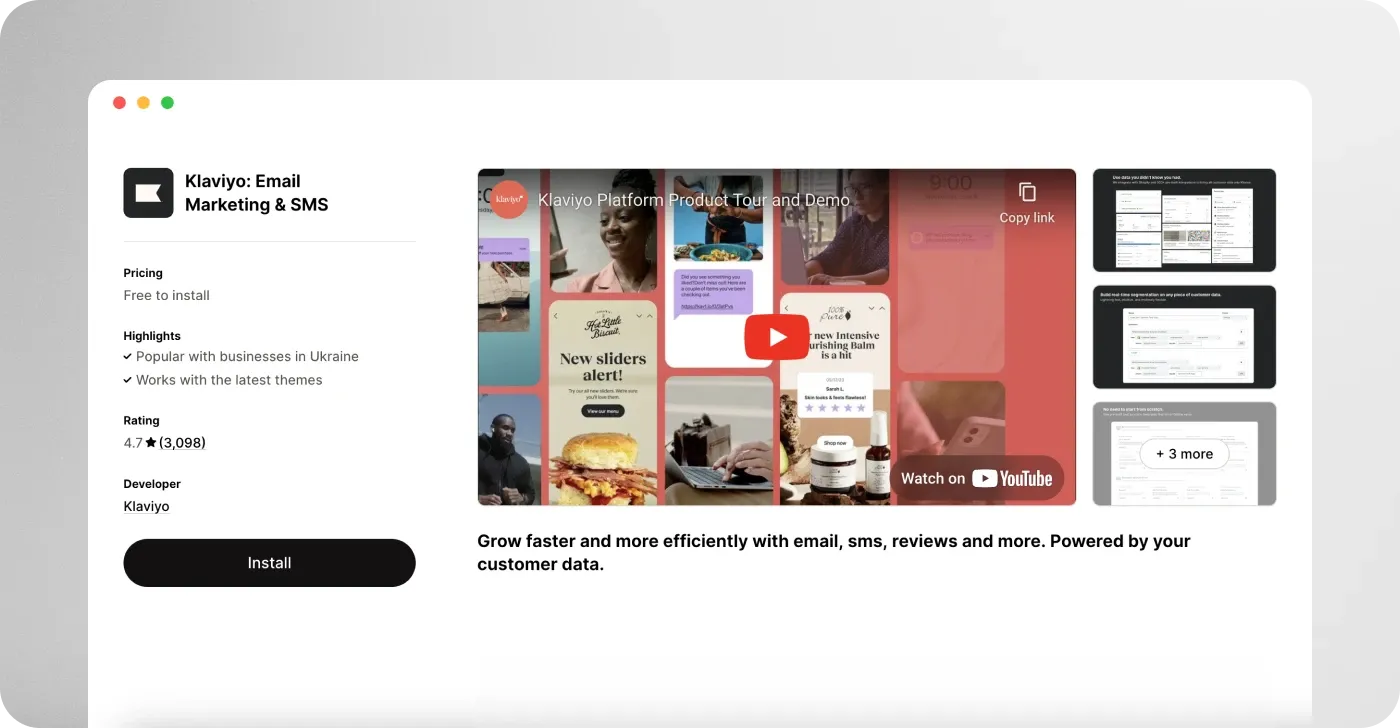 Klaviyo: Email Marketing & SMS