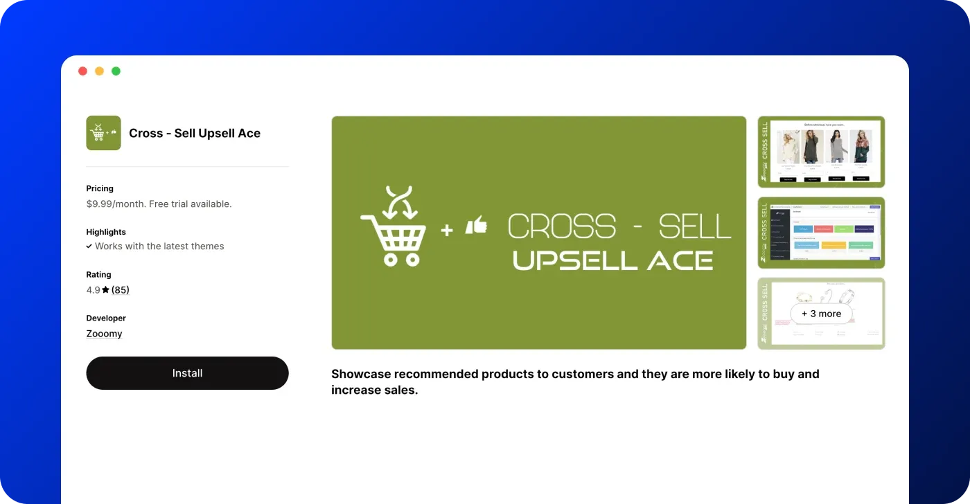 Cross ‑ Sell Upsell Ace Cross ‑ Sell Upsell Ace