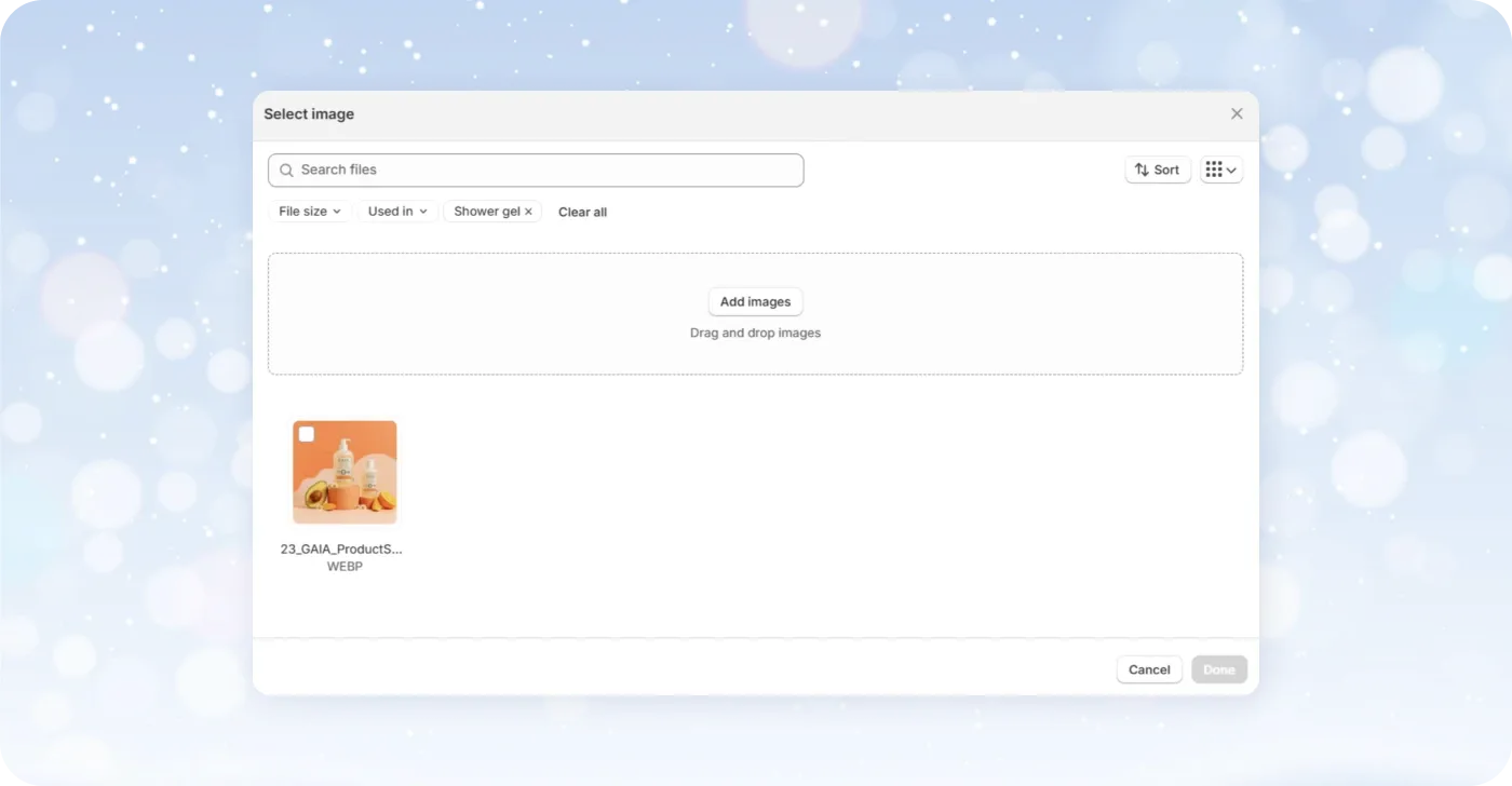 Shopify Digest January - Add images in bulk if you have multiple product variants