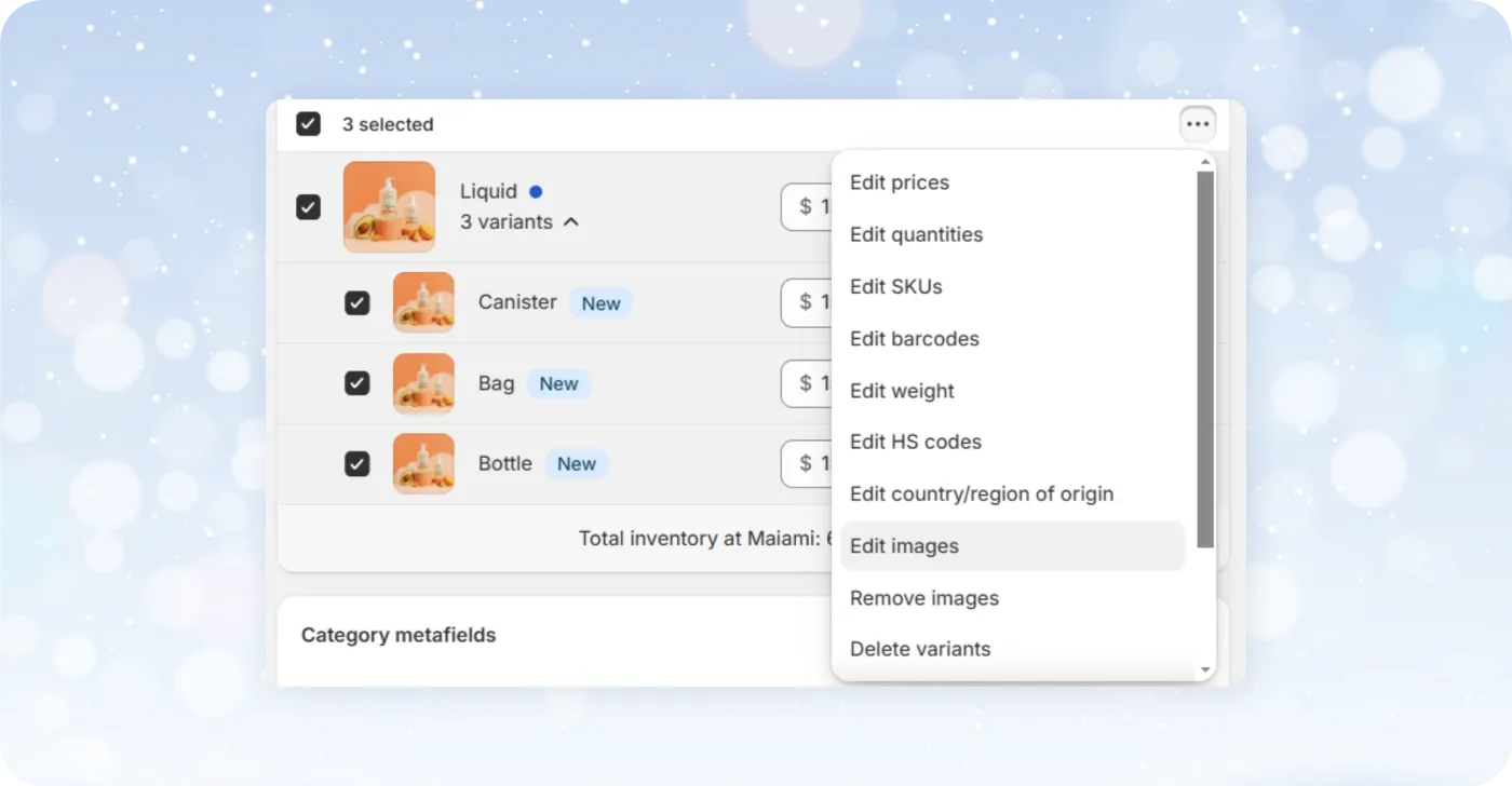 Shopify Digest January - images in bulk