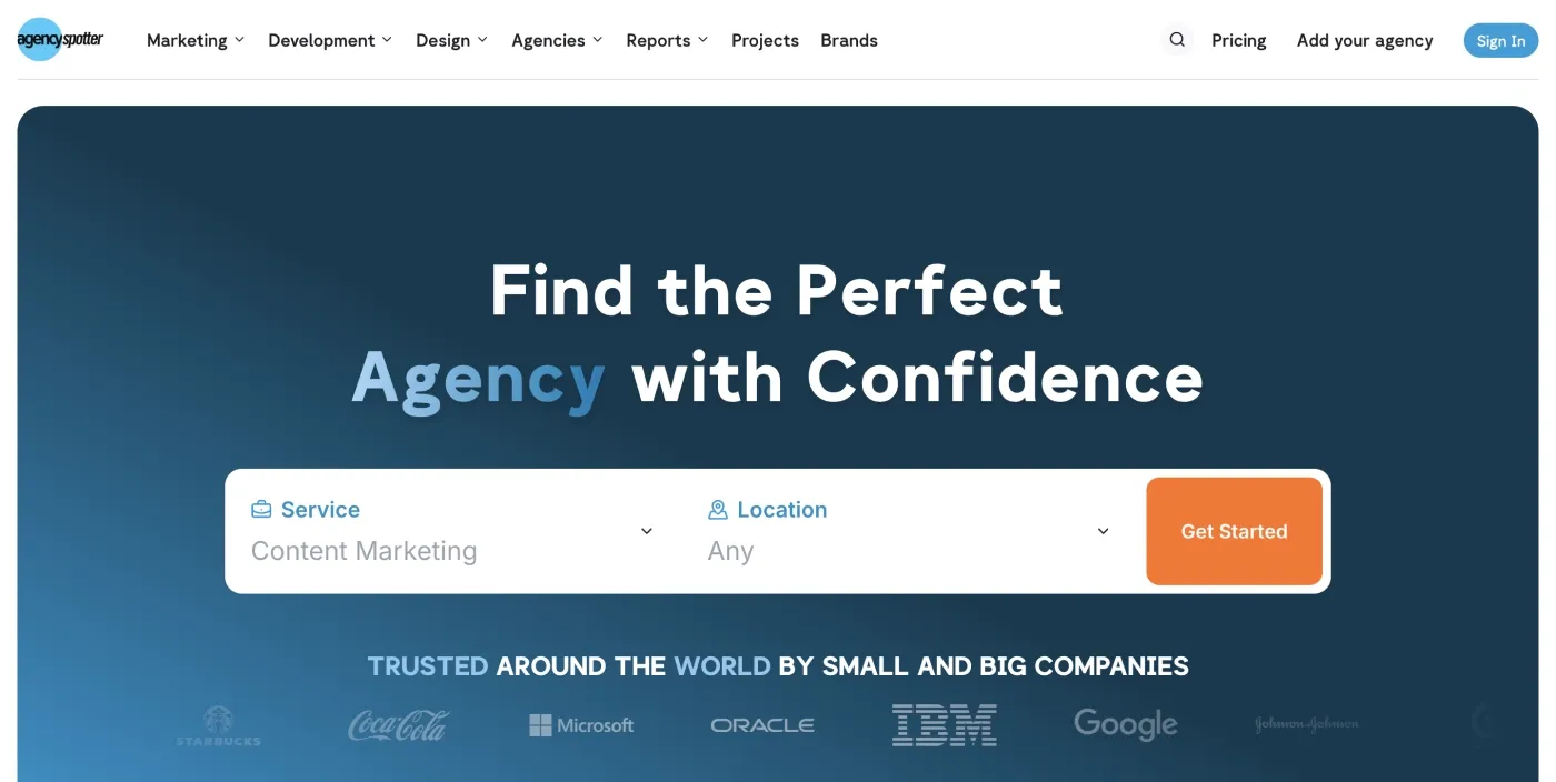 Agency Spotter B2B directory