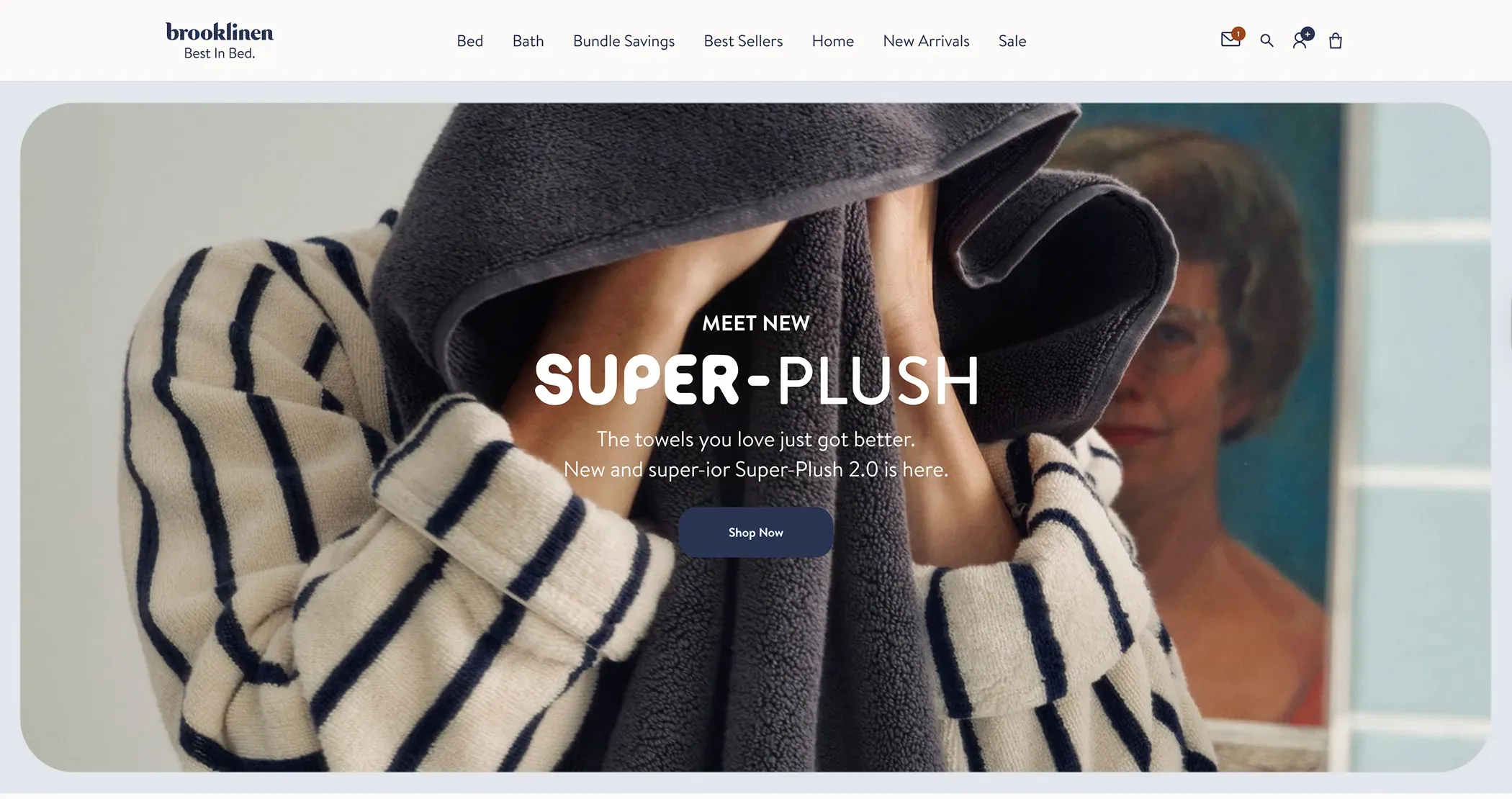 Brooklinen - Premium bedding B2B Shopify store