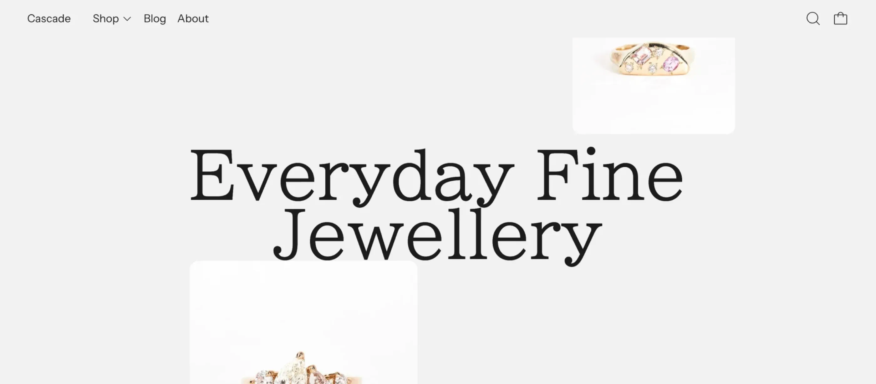 Cascade theme Cascade theme