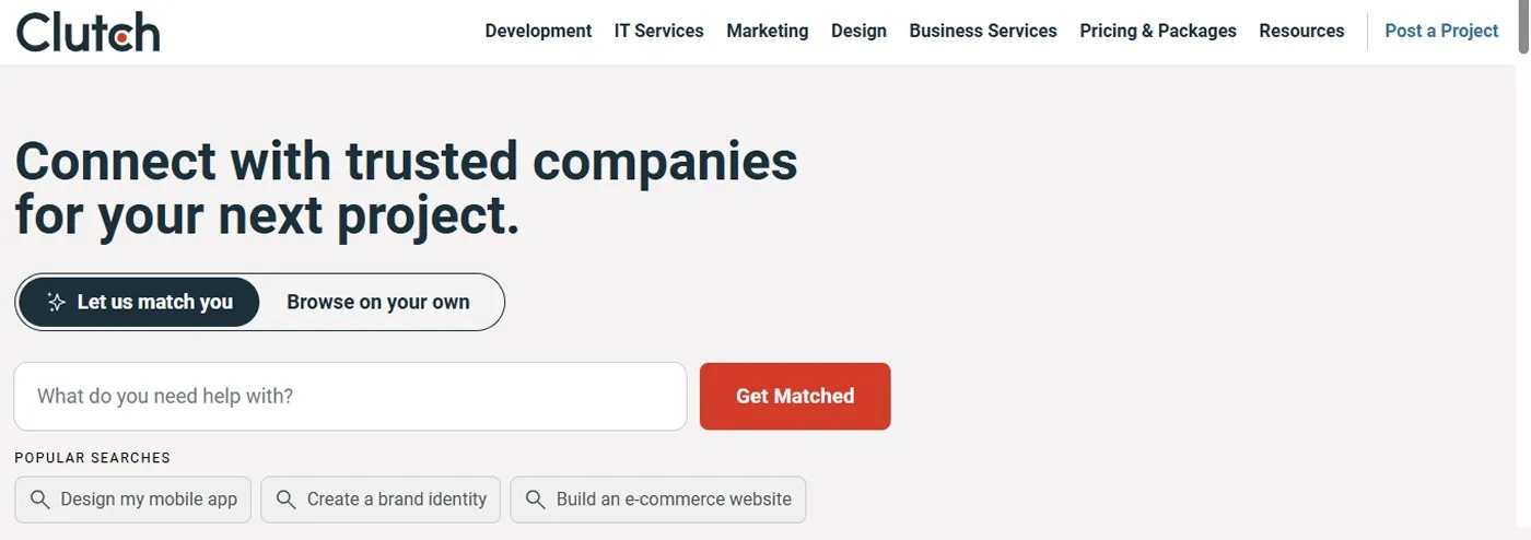 Clutch B2B directory