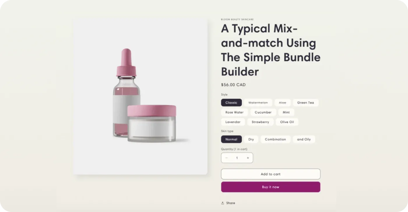 Custom bundles Custom bundles