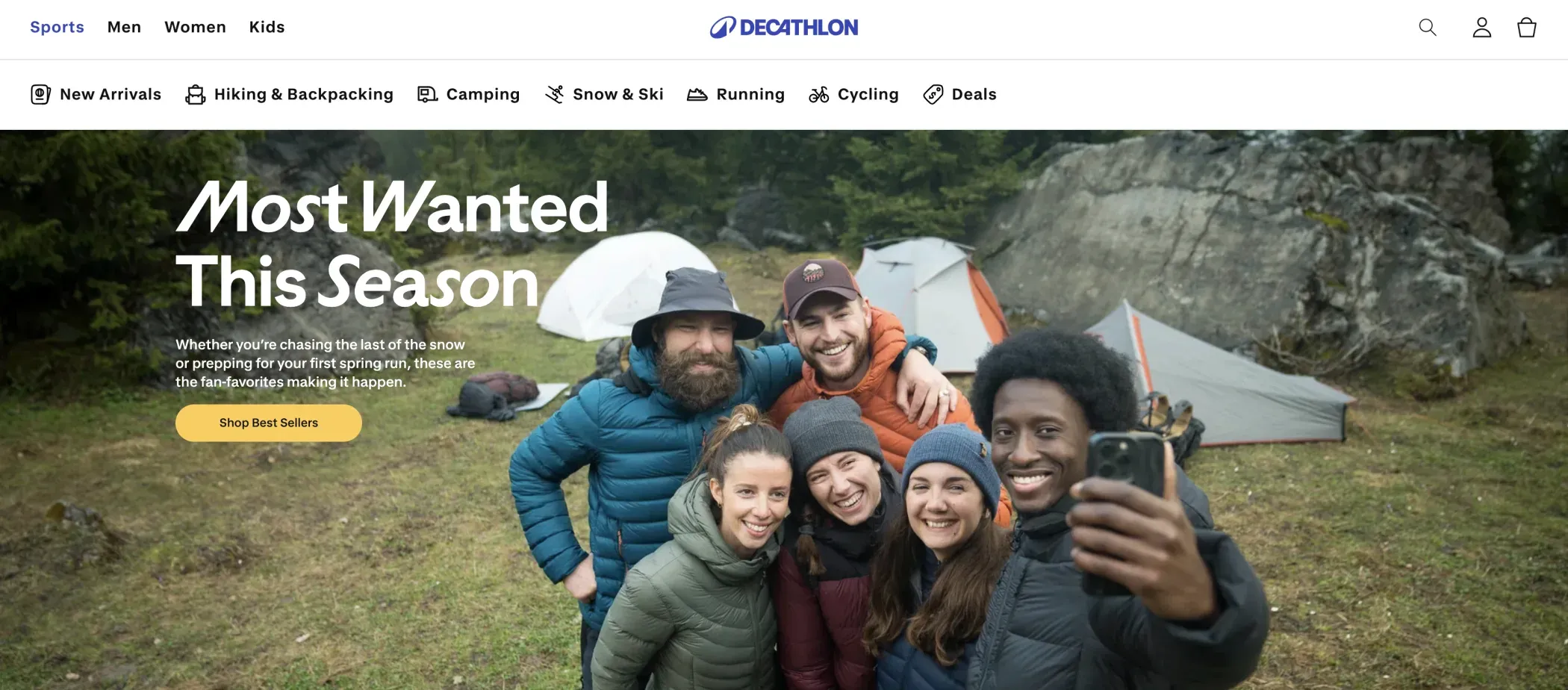 Decathlon - Sports equipment B2B Shopify store