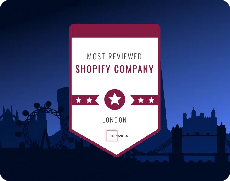DigitalSuits is on the List of the Top 100 Shopify Developers in London