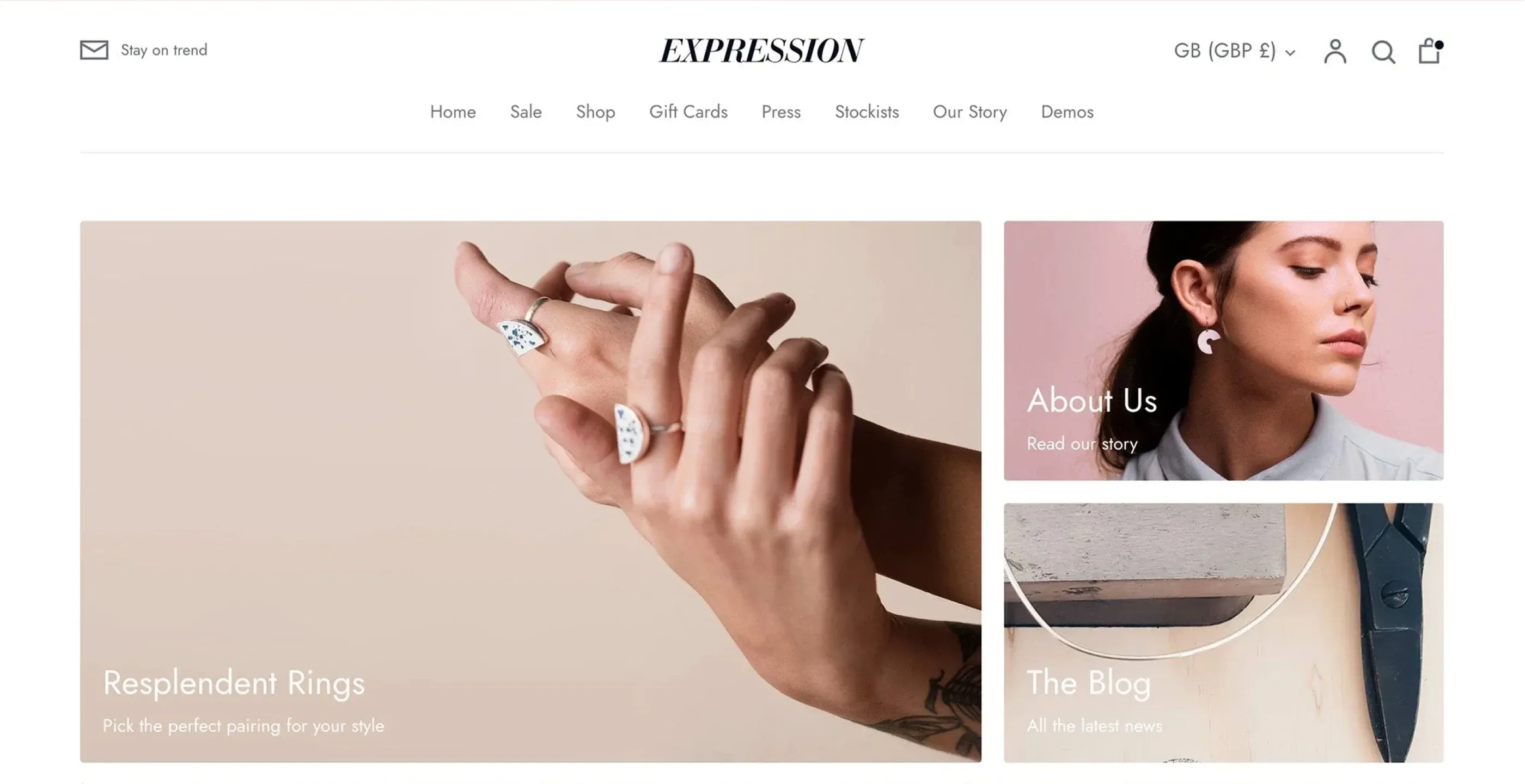 Expression theme Expression theme