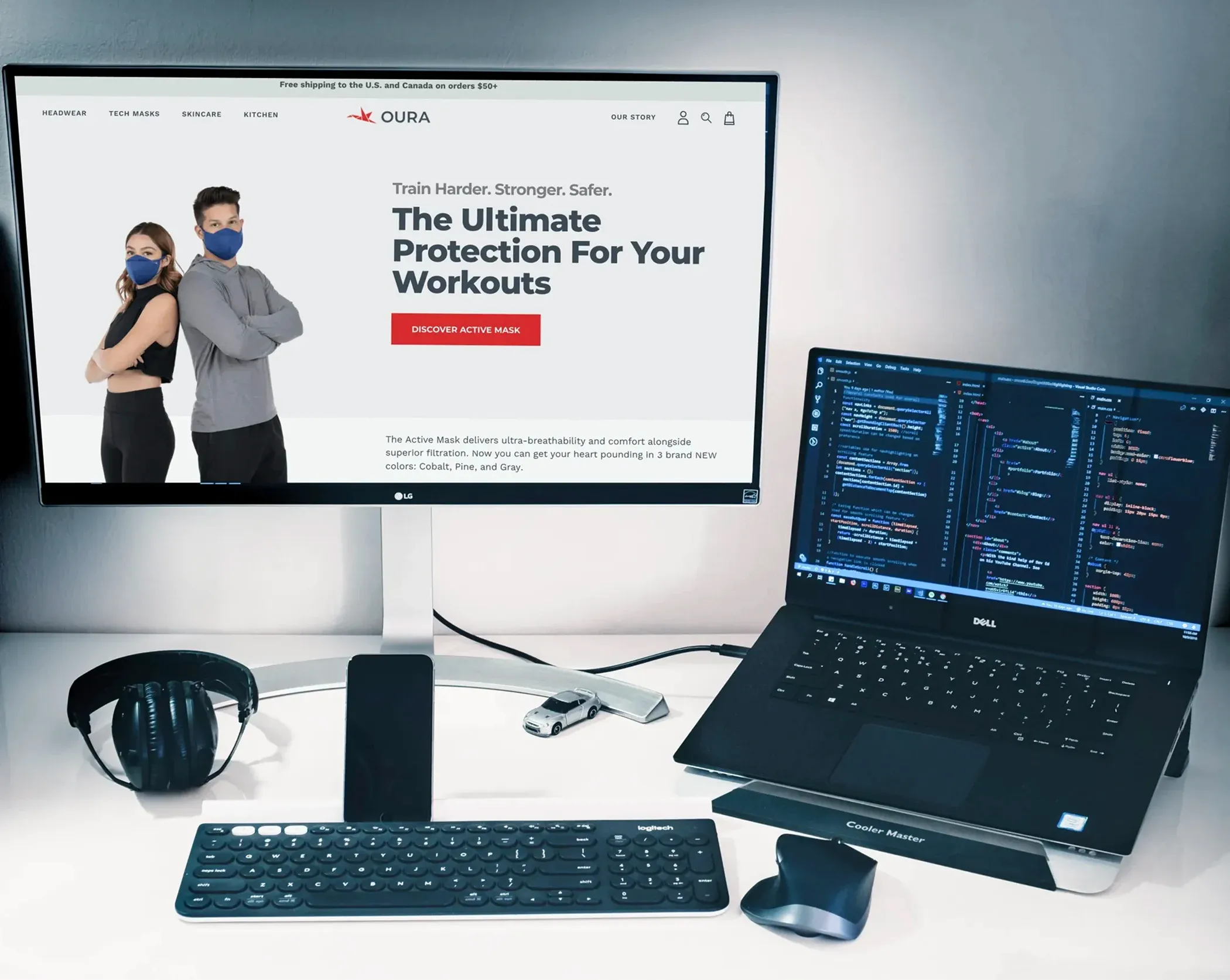 Headless Commerce OURA store