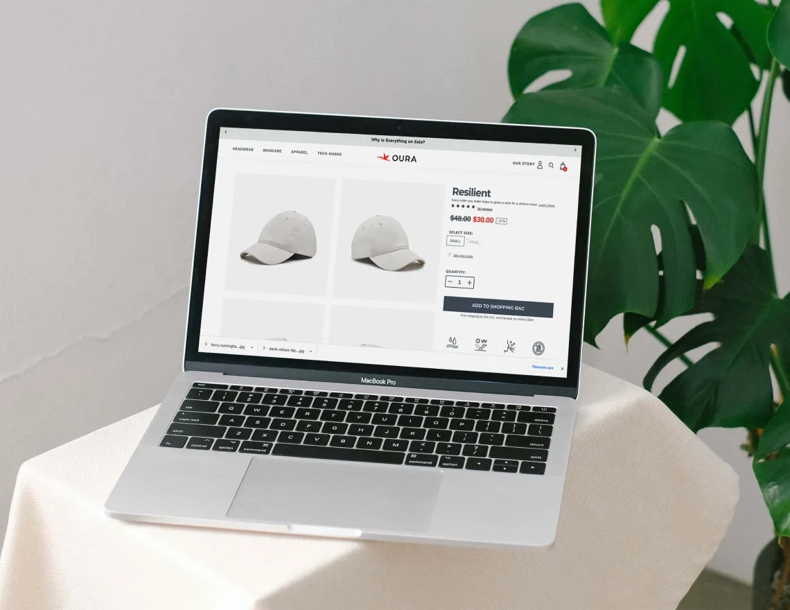 Headless e-commerce platform for OURA Headless e-commerce platform for OURA