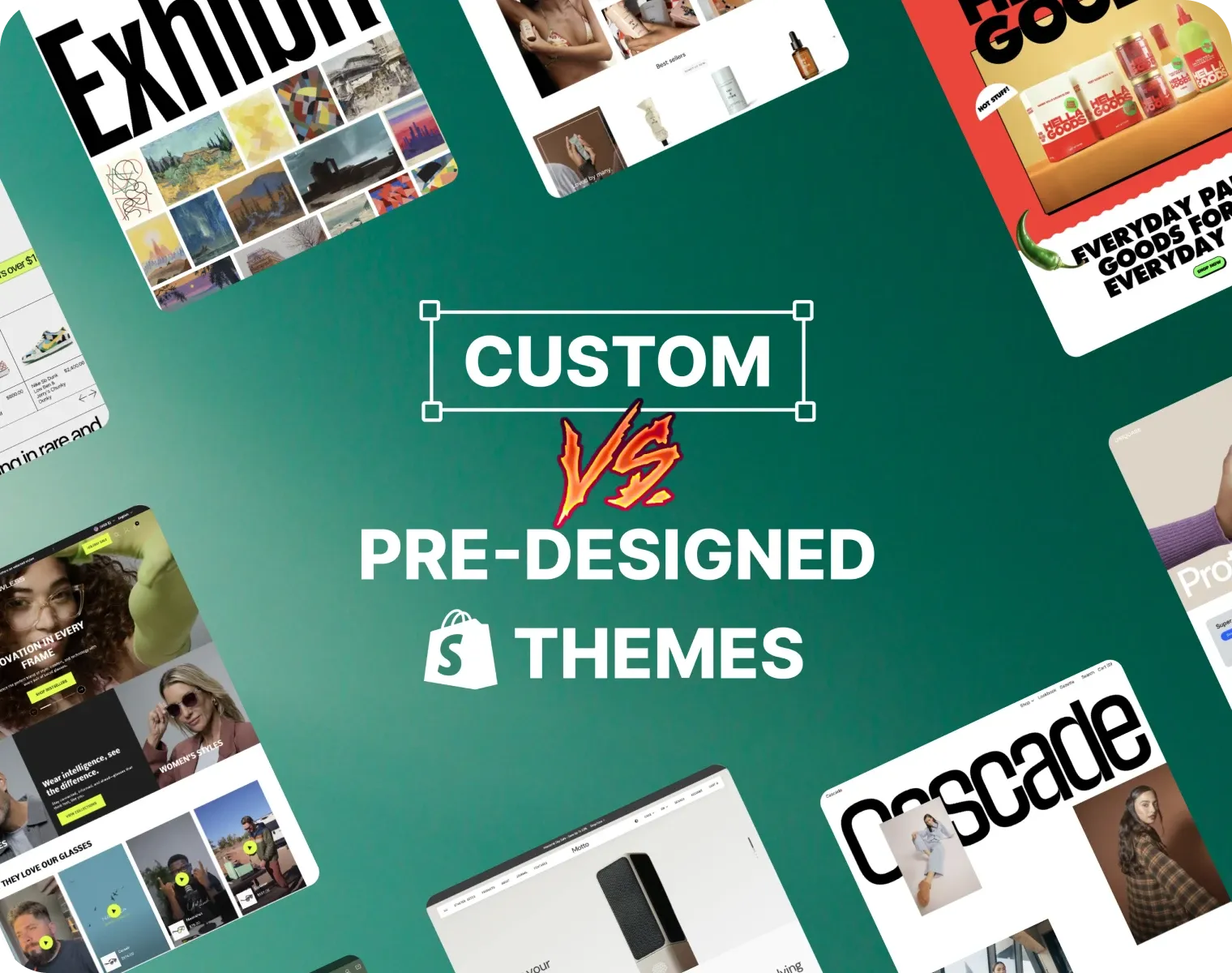 Custom vs. Pre-Built Shopify Themes