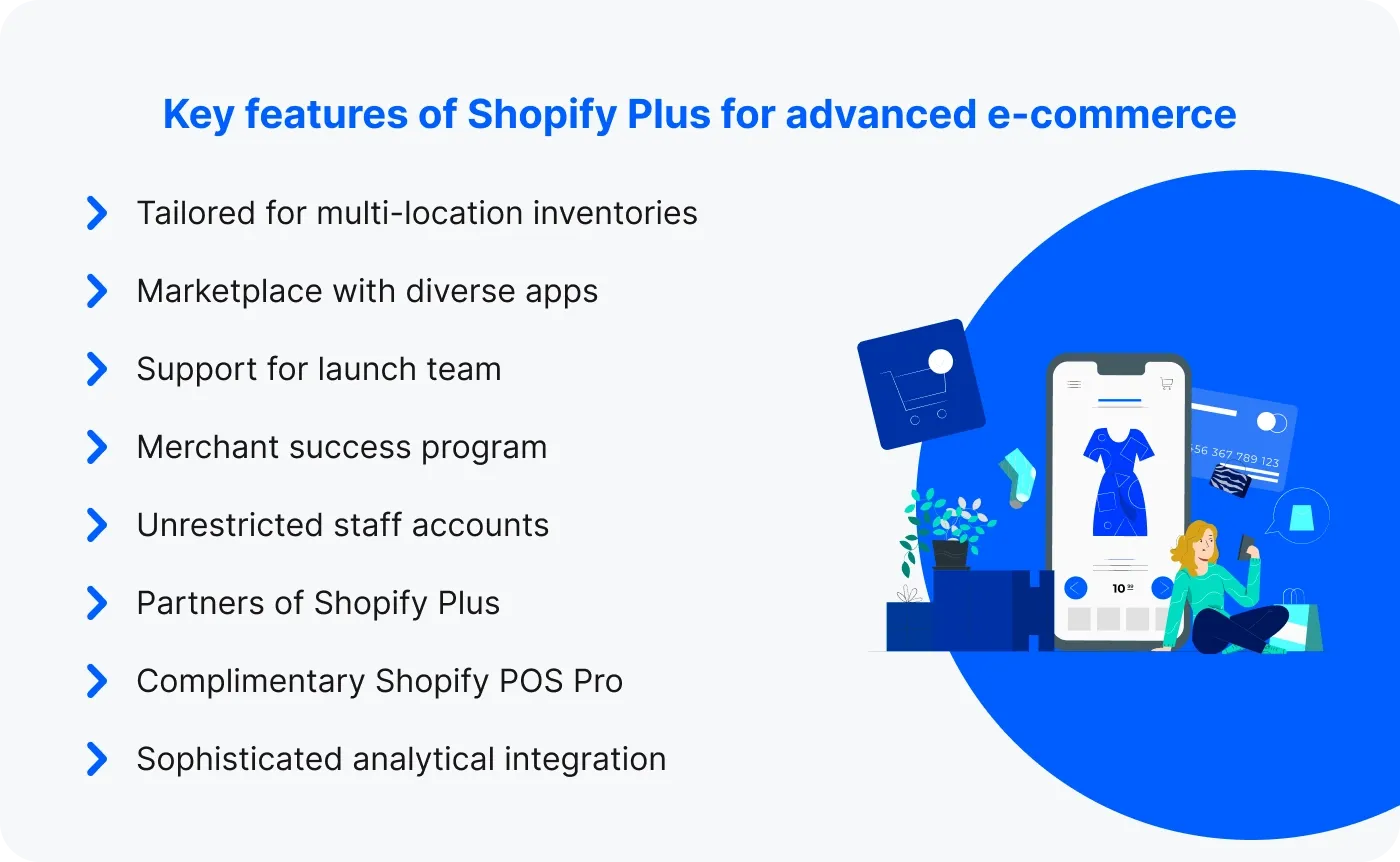 Key features of Shopify Plus for advanced e-commerce Key features of Shopify Plus for advanced e-commerce