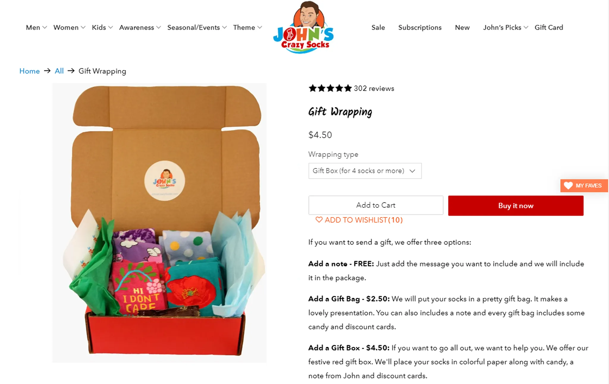 Offer custom gift wrapping as an upsell