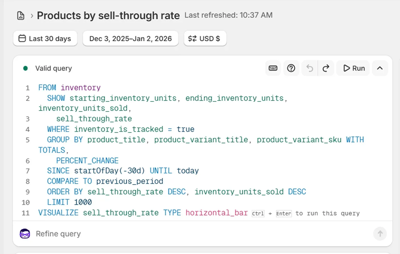 Payments and web performance data in Sidekick