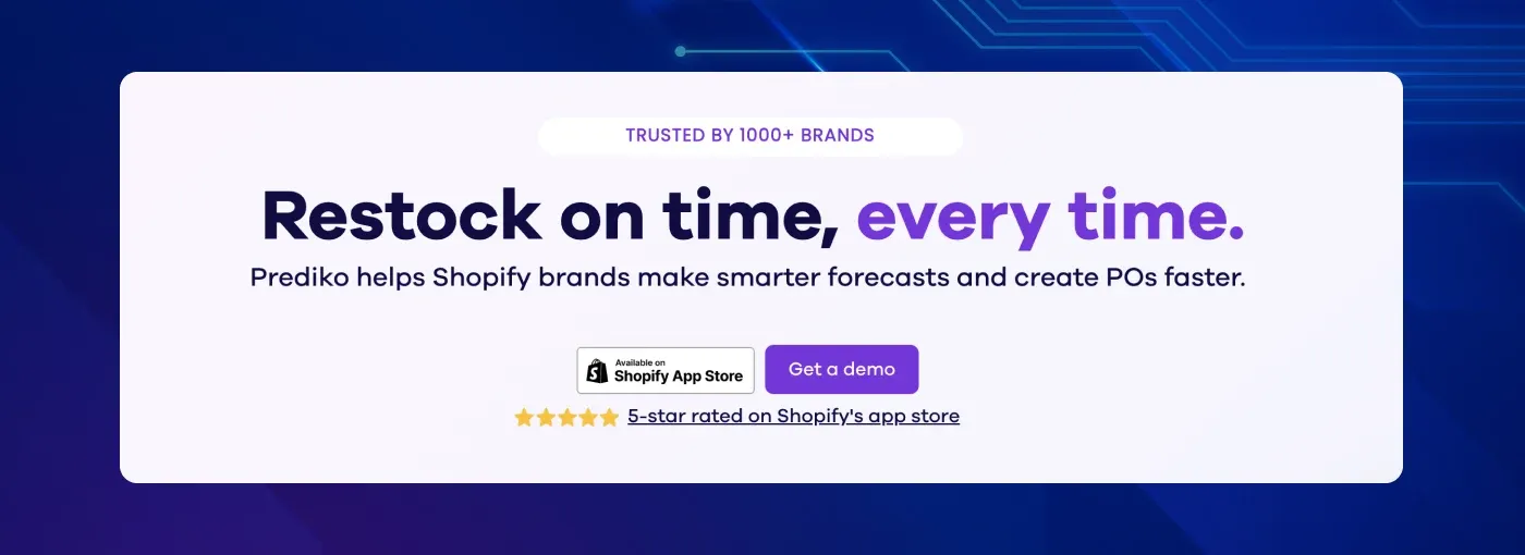 Prediko Inventory Management