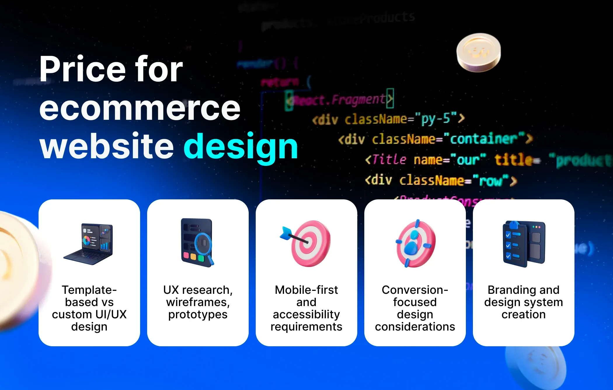 Price for ecommerce web design