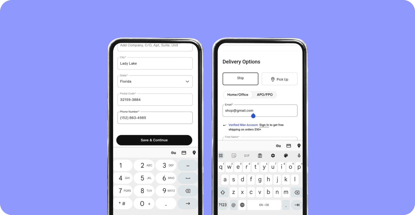 Reduce typing effort