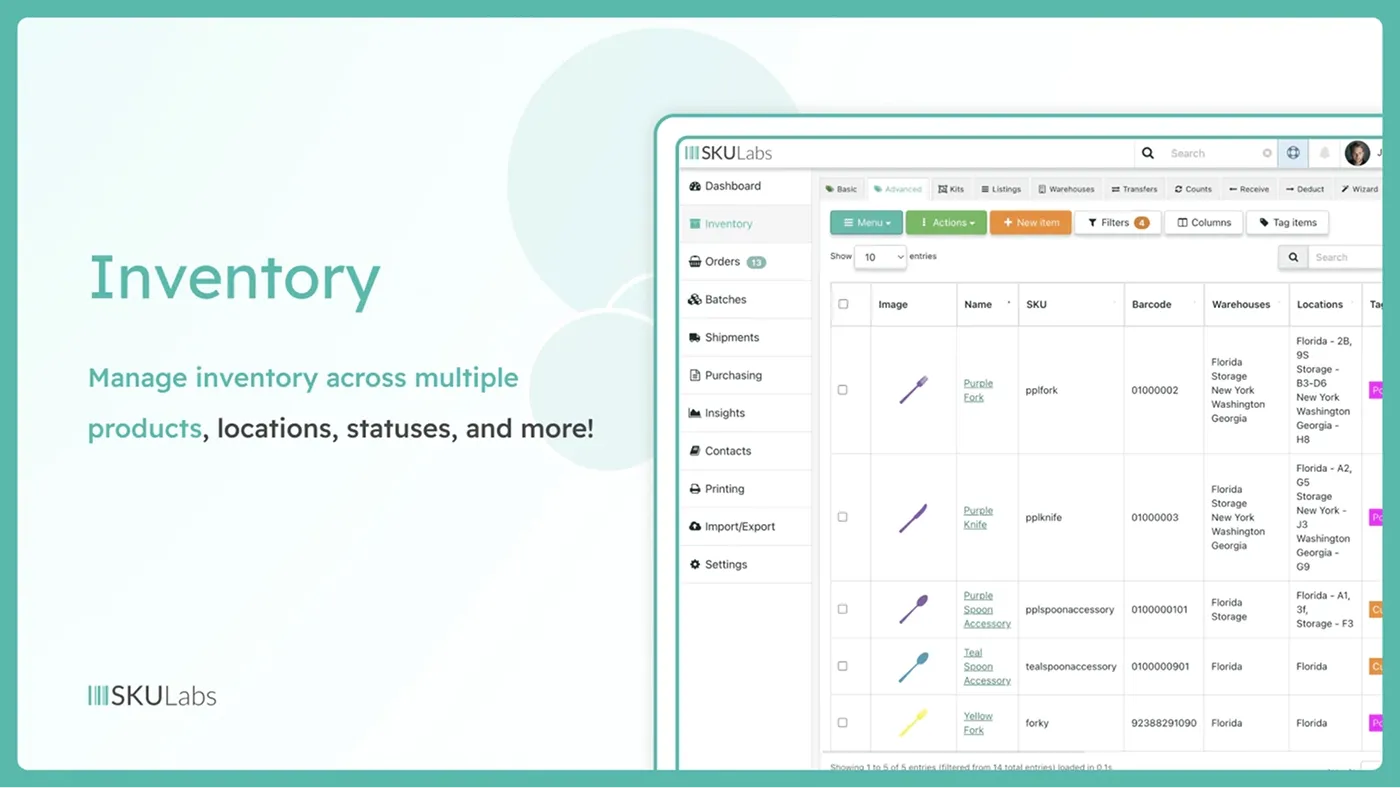 SKULabs Inventory and Shipping