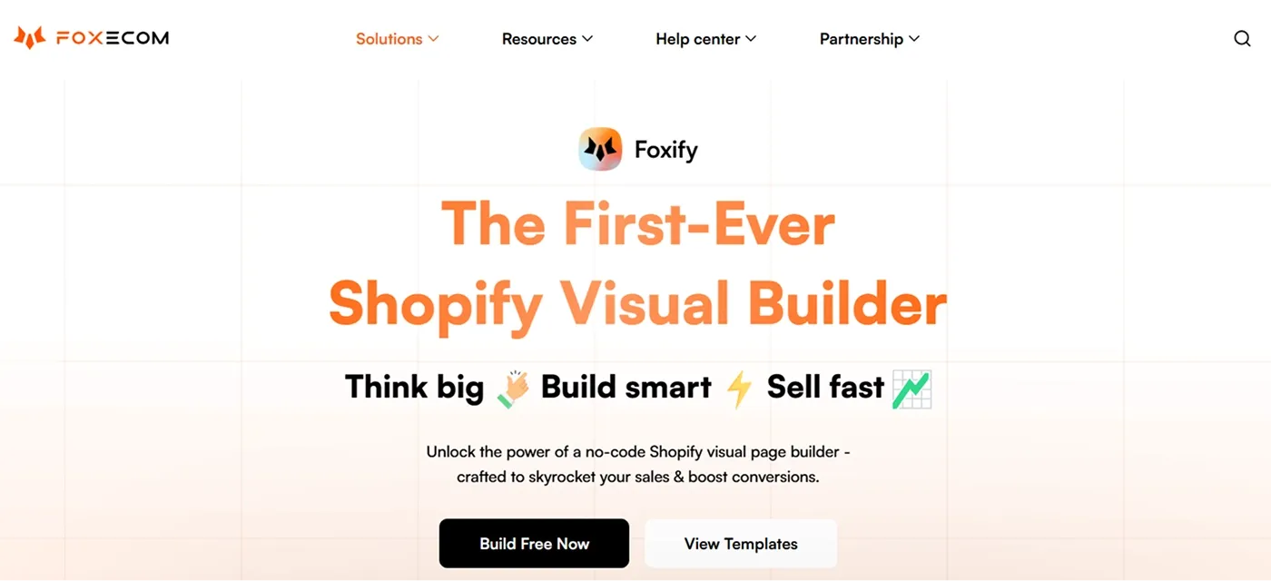 Foxify Smart Page AI website builder