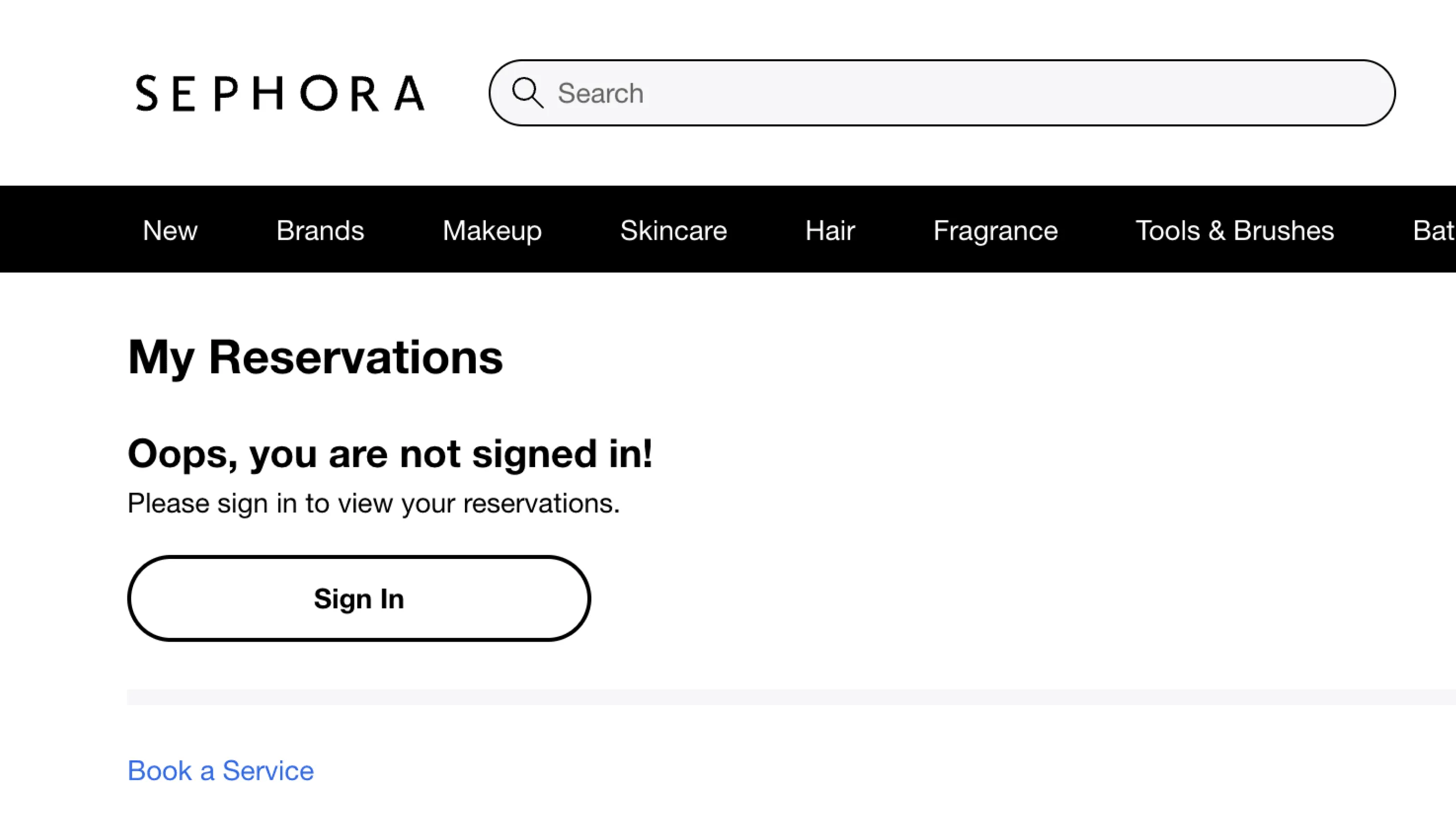 Sephora AI chatbot example