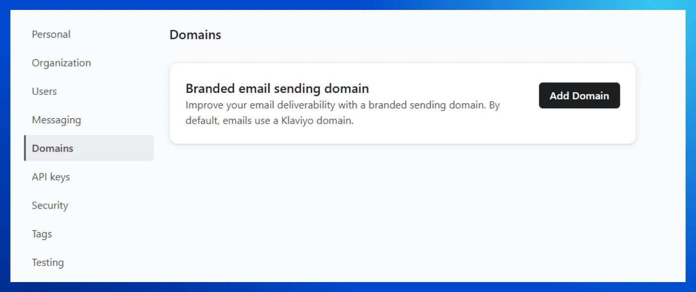 Set up a dedicated sending domain