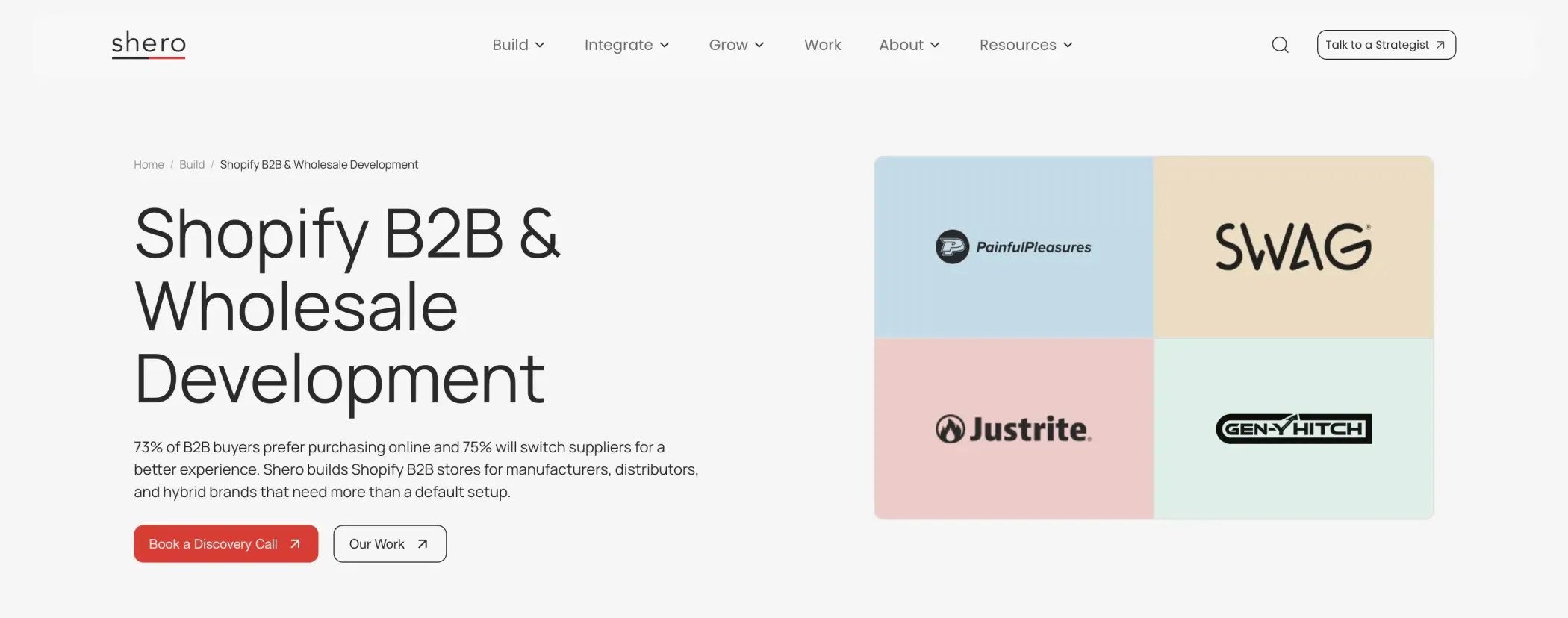 Shero Commerce Shopify B2B agency in the UK