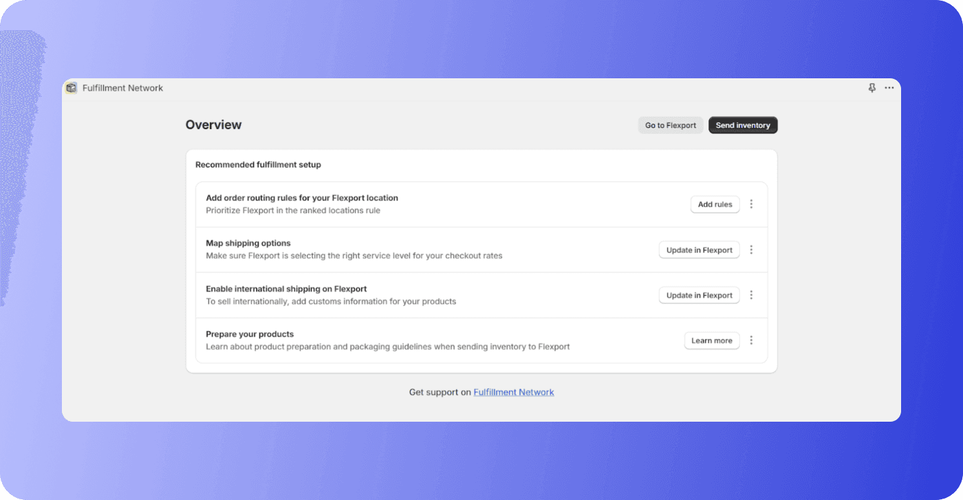 Shopify Fulfillment Network