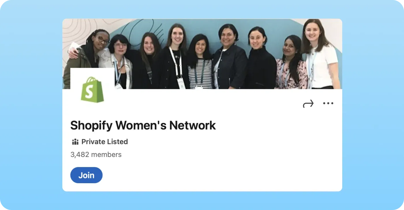 Shopify Womens Network - Shopify community on LinkedIn Shopify Womens Network - Shopify community on LinkedIn
