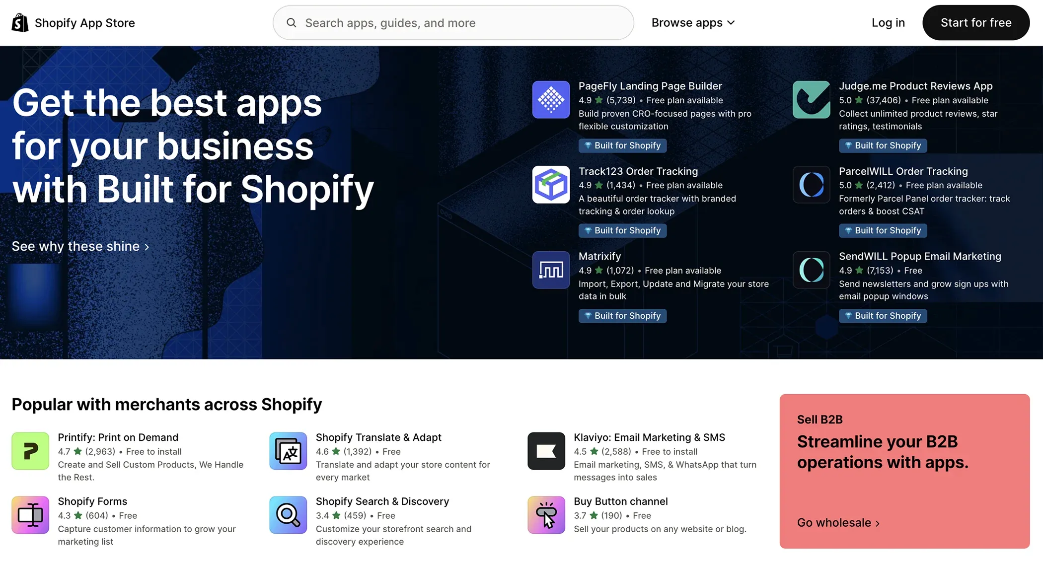 Shopify app store Shopify app store