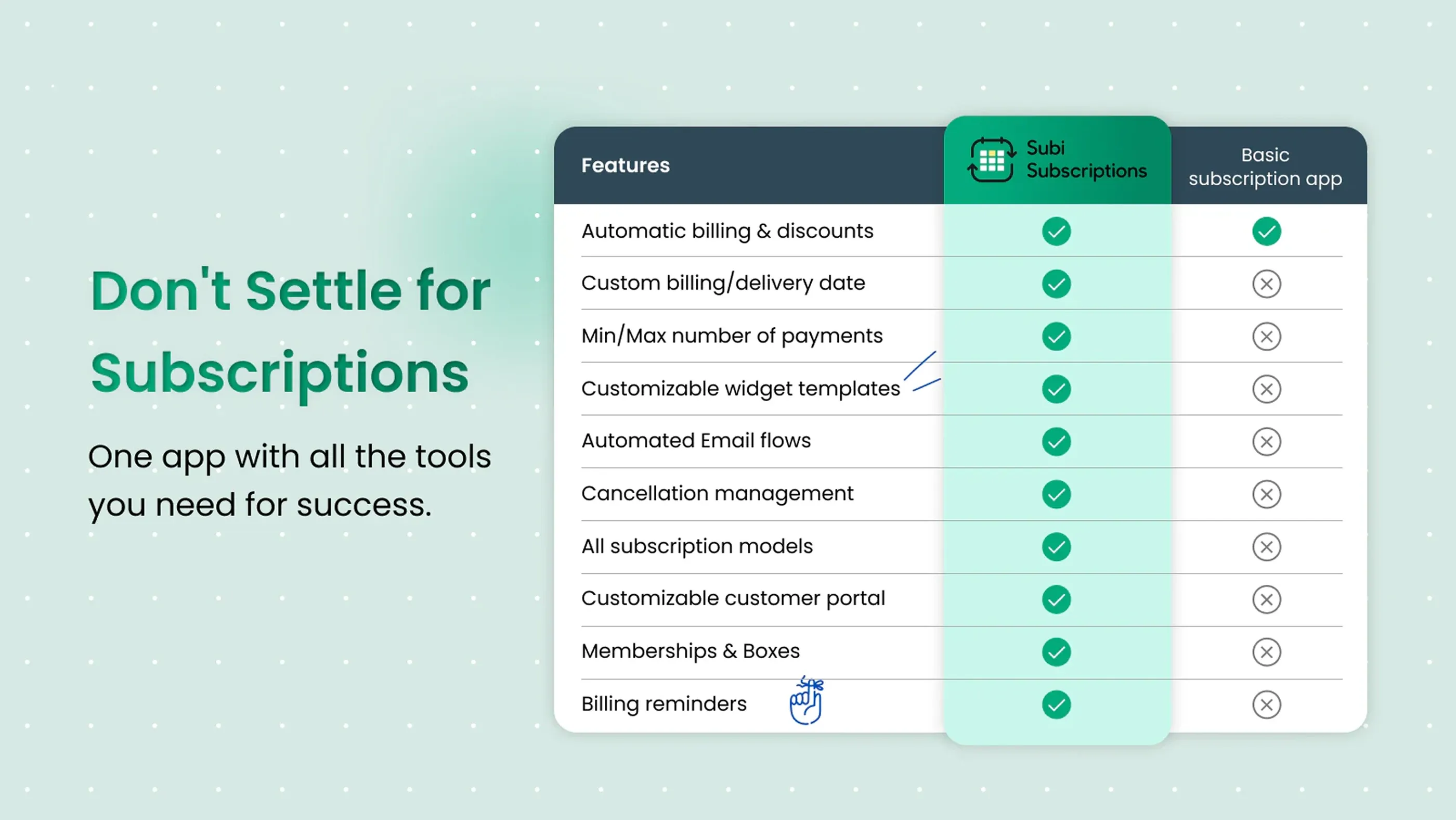 Subi Subscriptions App Subi Subscriptions App