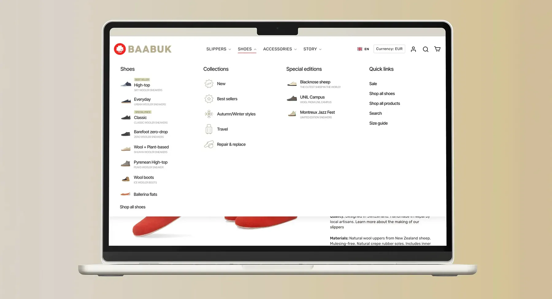 The design change The design change