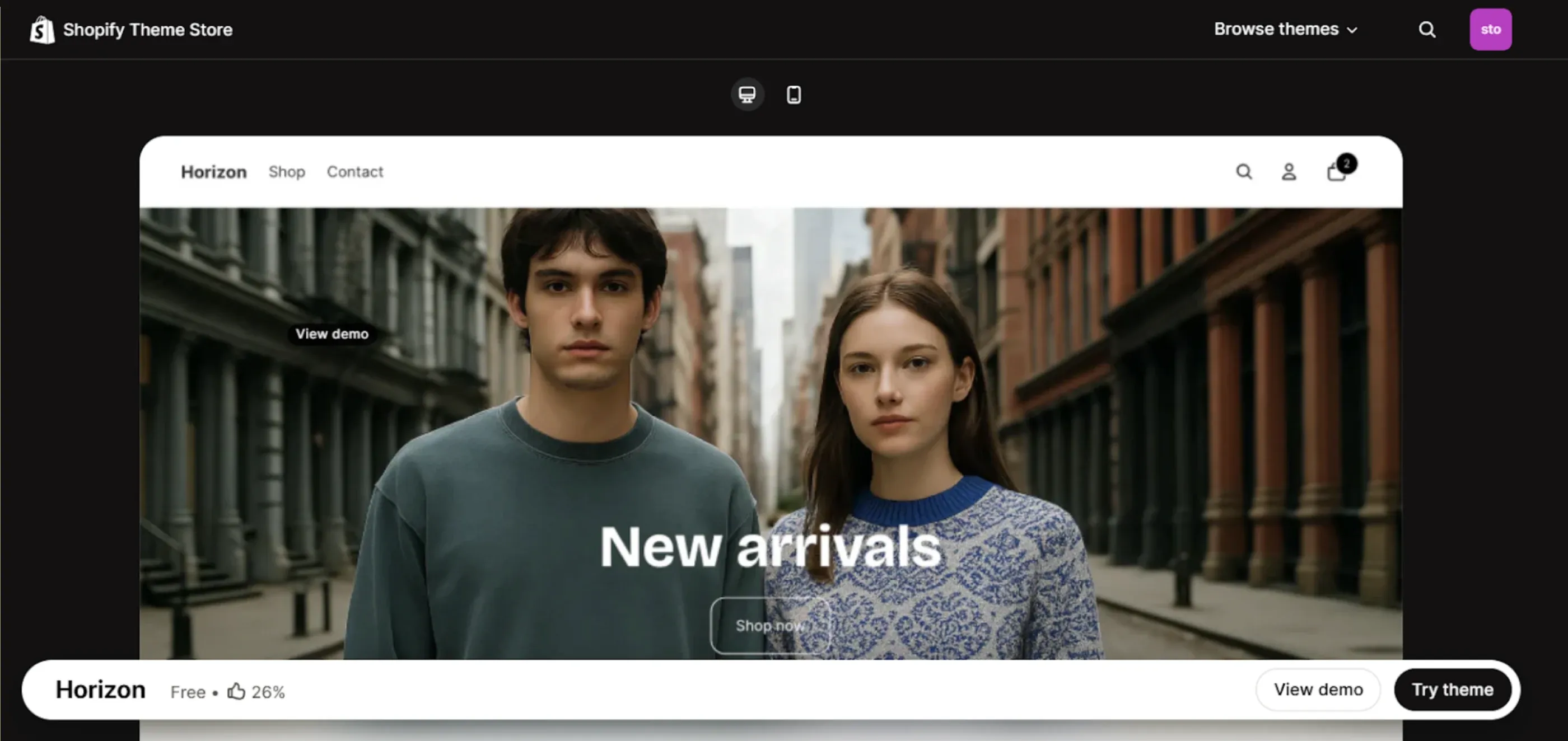 Version 1.0.5 available for Horizon themes