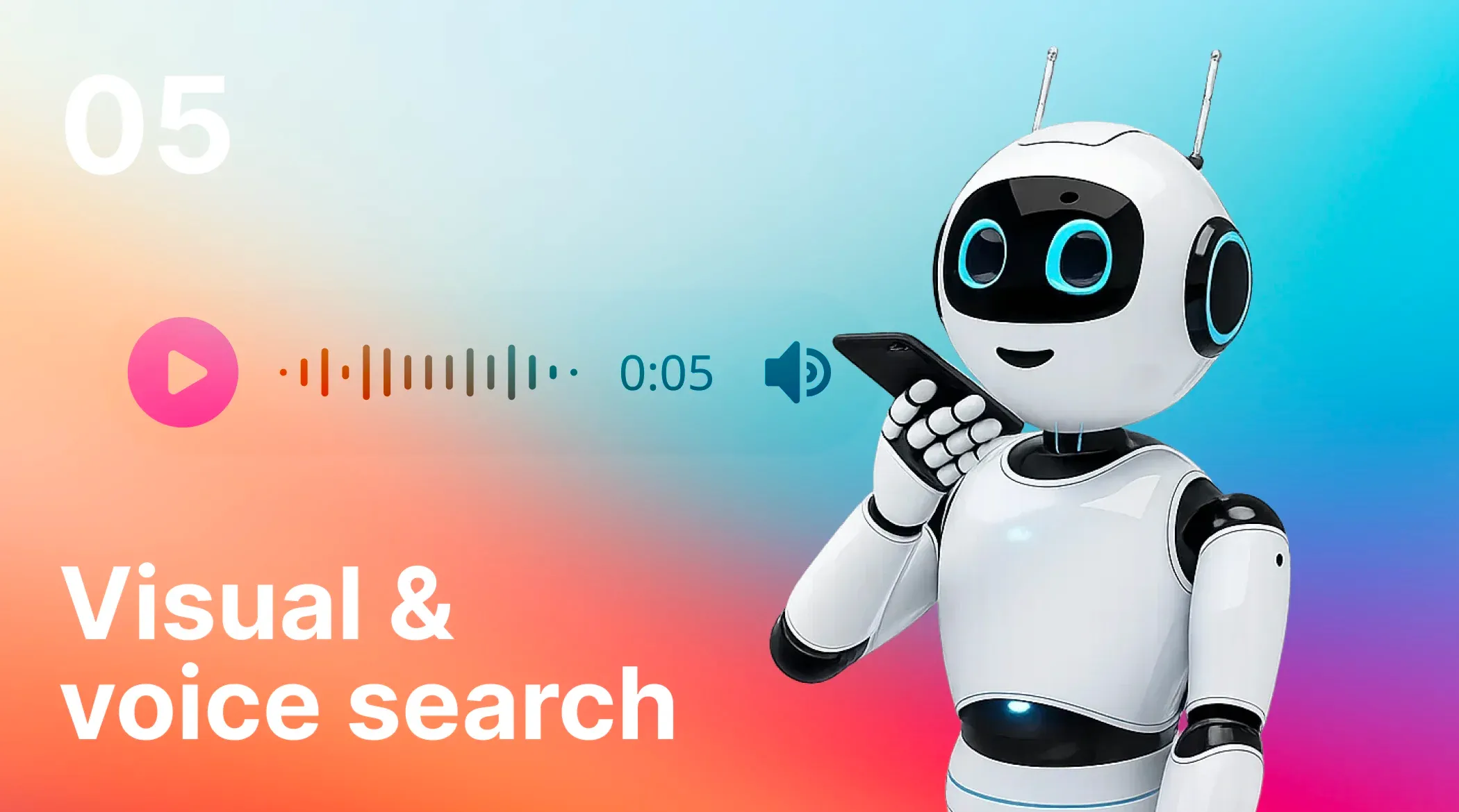 Ecommerce AI agents for visual and voice search