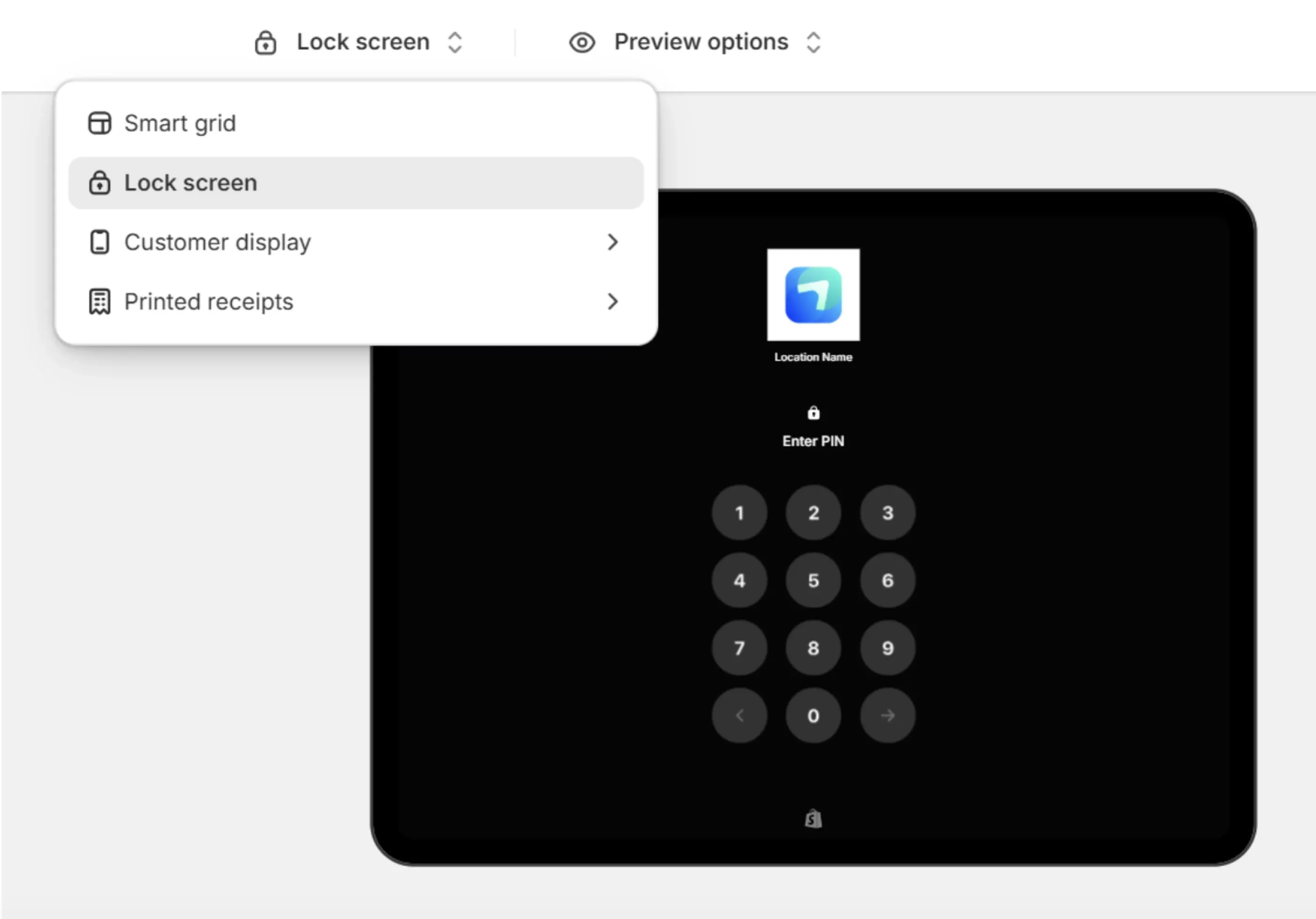Visual editor for POS customization