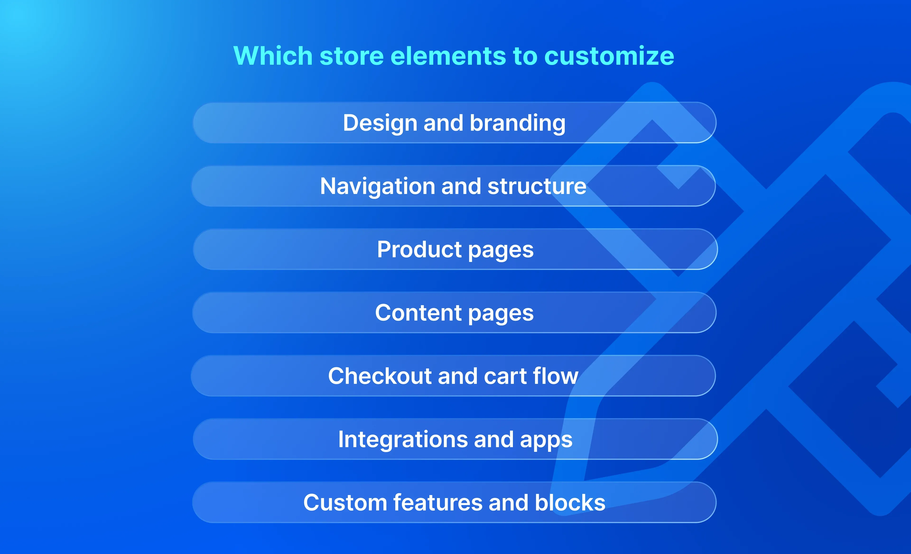 What to actually customize in your Shopify store What to actually customize in your Shopify store