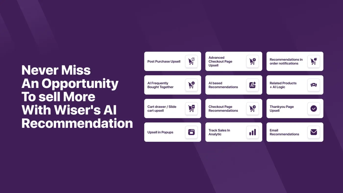 Wiser AI Upsell and Cross Sell