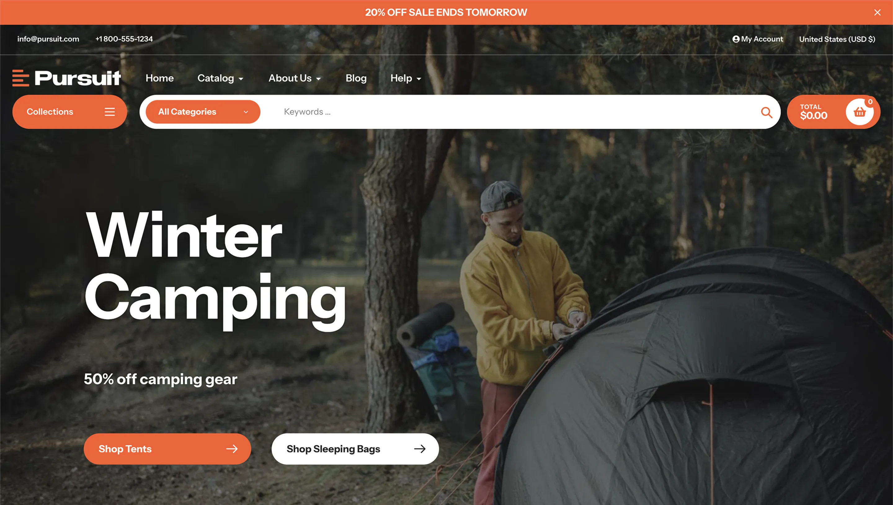 Pursuit Shopify B2B theme Pursuit Shopify B2B theme