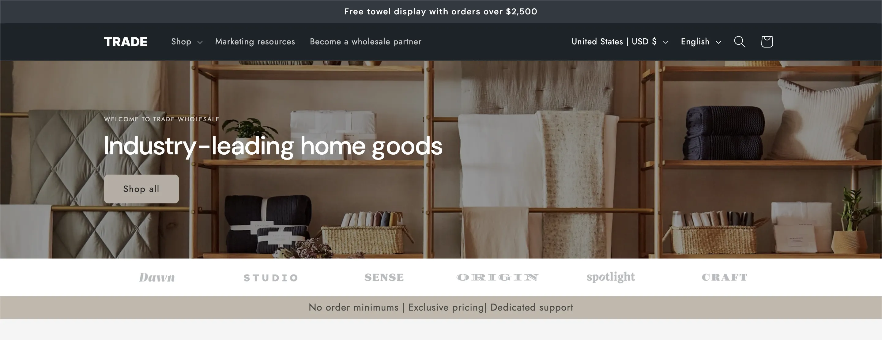 Trade Shopify B2B theme Trade Shopify B2B theme
